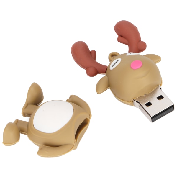 USB Flash Drive Lett bærbar Sikker Pålitelig Utsøkt PVC Christmas USB Flash Drive32G