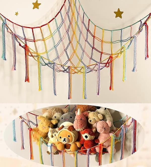 Storage Hammock or Net for Stuffed Animals - Large Toy Hammock