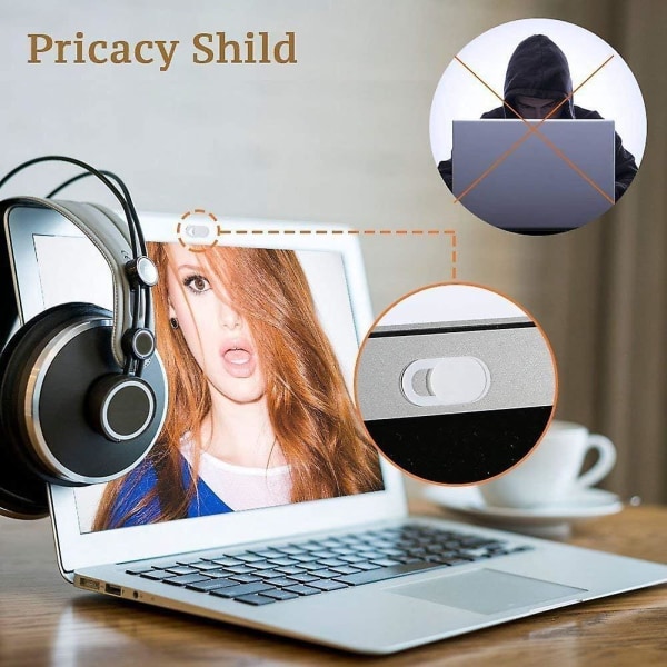 Webcam Cover Slider til Echo Spot Smartphones Tablets Macbooks Computere - Sæt med 6