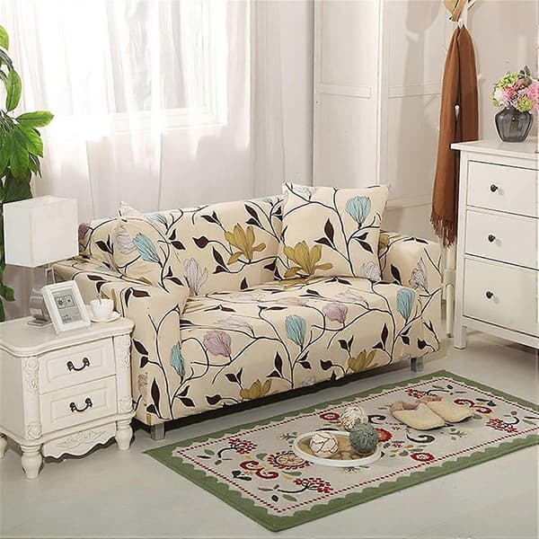 Sofa Cover Elastic Stretch Sofa Slipcover, for 1-Seater. L-shaped Corner Sofa Requires Two