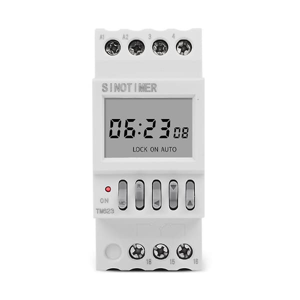 Digital astronomisk timer-kontakt indendørs timer med astronomisk ur 220V