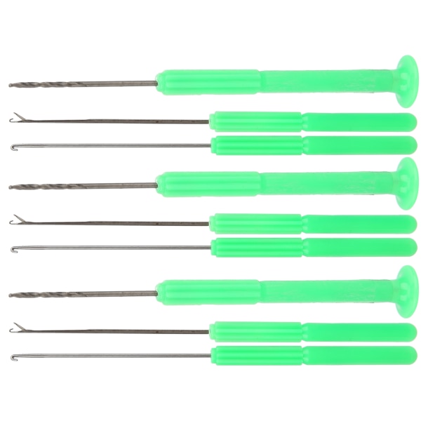 3 set karppikalastustakila syöttineulatyökalu Harppuuna NeedleLatch Needle Drill Kit