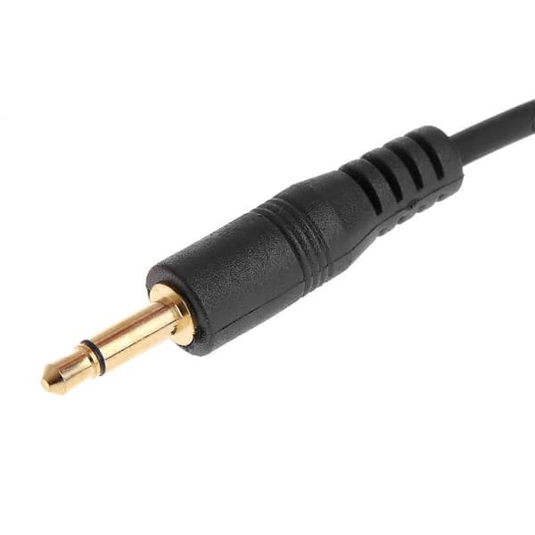 3,5 mm han til han Flash PC Sync-kabel lysudløser til studiefotografering