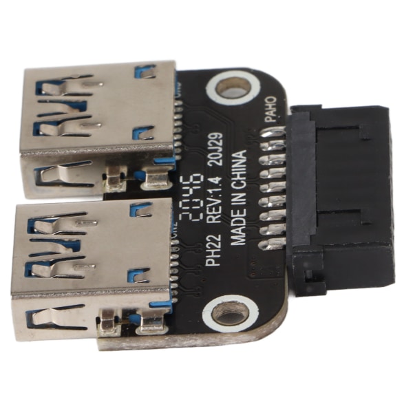 USB-adapter 20Pin til Dual USB3.0 USB3.1 God elektrisk konduktivitetskontaktomformer