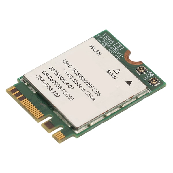 Killer 1435 M.2 WiFi-kort 867Mbps 2.4G 5G Dobbelt bånd Bluetooth 4.1 Trådløst M.2 Netværkskort