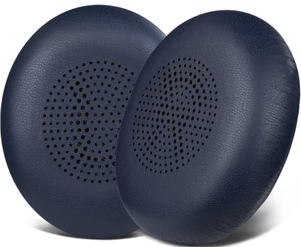 Nødudskiftning af ørepude til Jabra Evolve2 65 (65MS 65UC USB)/Evolve2 40 (40UC 40MS USB)/Elite 45h On-Ear trådløst headset (Navy Blue) Navy