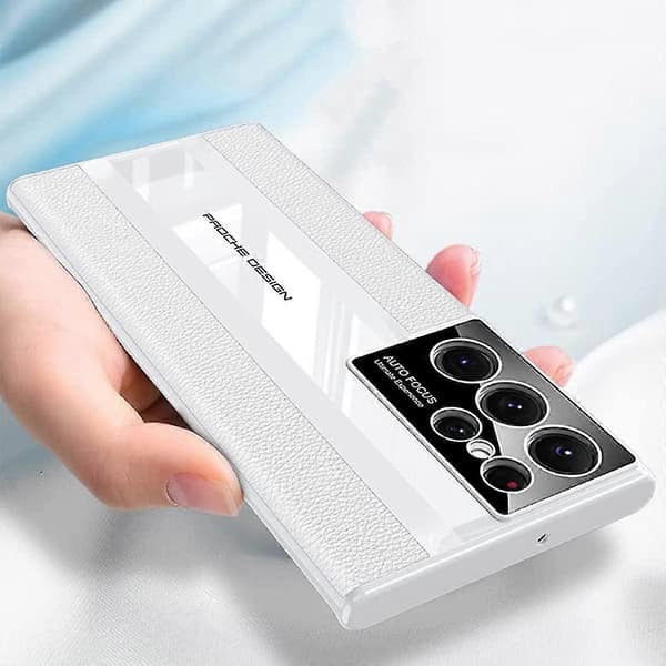 Genuine Leather Case Compatible With Samsung Galaxy S23 Ultra/s23 Plus/s23, With Camera Protection