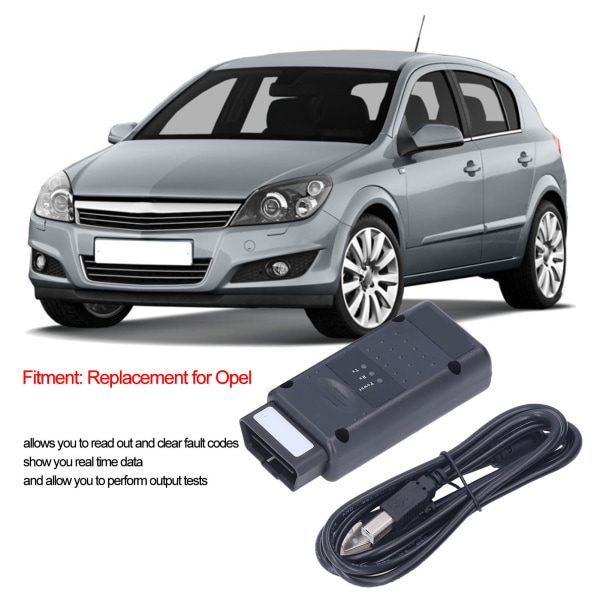 Opel Opcom 1.99 Bil Diagnostisk Scanner - Ersättningsgränssnitt Kodläsare