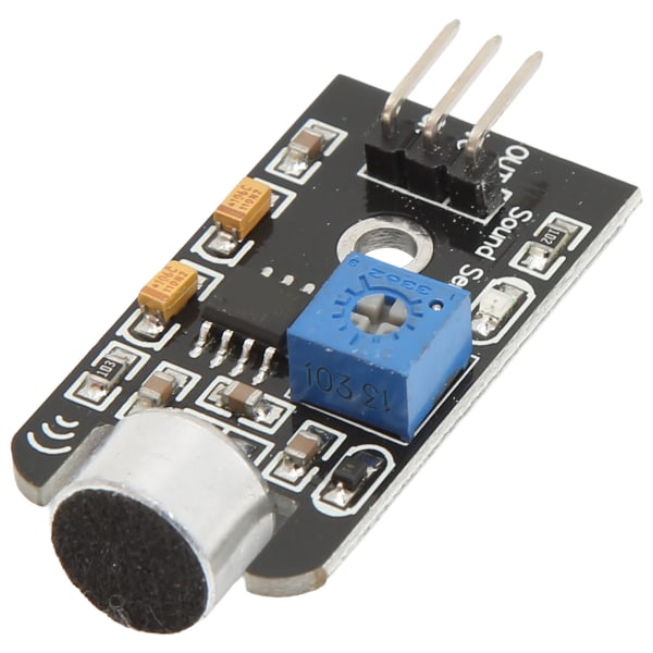 Mikrofonsensor Lydmodul 5V Stemmeregistrering Høj følsomhed Justerbar Gain Analog Output