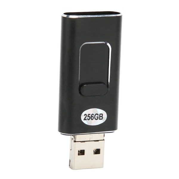USB C-minnepinne USB C til USB A 2.0 256G Plug and Play høyhastighets USB C-minnepinne for telefonnettbrett
