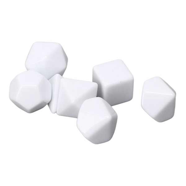 14 kpl Tyhjiä Noppaa DIY Lautapeli Monimuotoinen Polyhedral Puzzle Tyhjä Noppasetti Lautapeli Numeroiden Opetukseen