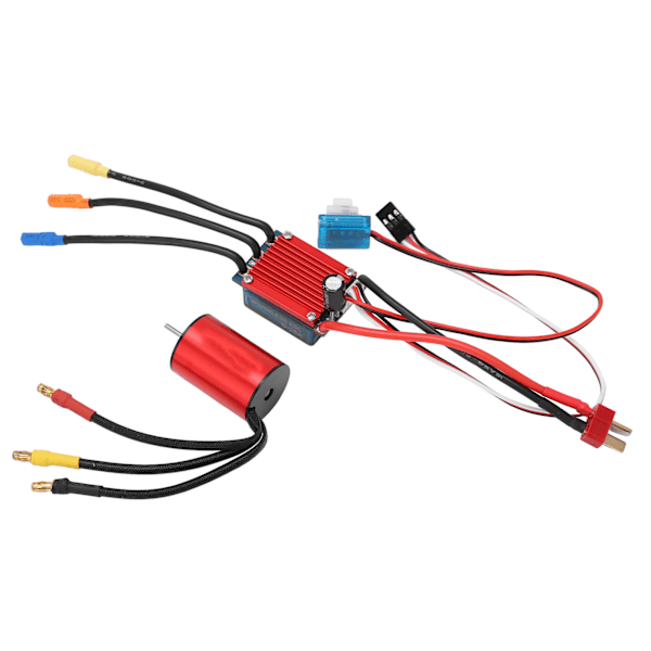 4500KV Harjaton Moottori 25A ESC Combo Korkea Vääntö 60000RPM Harjaton Moottori ESC Sarja 1/16 1/18 RC-autolle