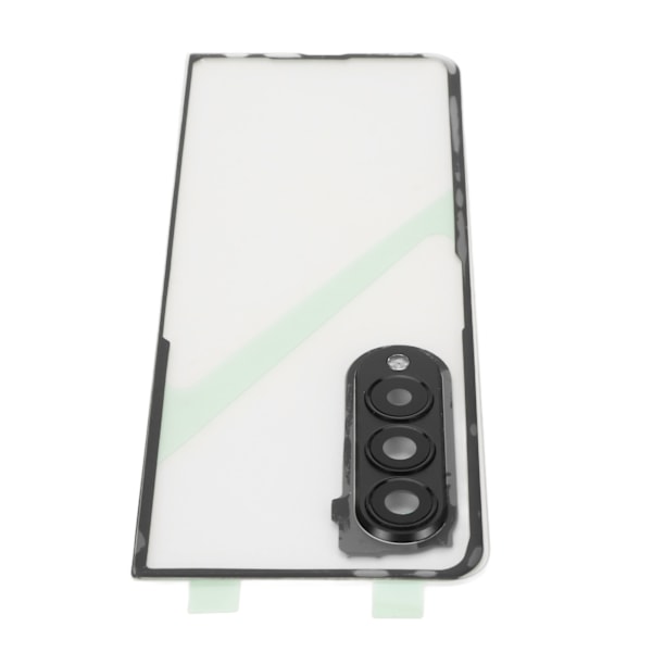 Transparent Klar Mobiltelefon Bagglasdæksel Udskiftning til Galaxy Z Fold 3 5G F926 med Kameraobjektiv Telefonholder Sort Kameraobjektiv