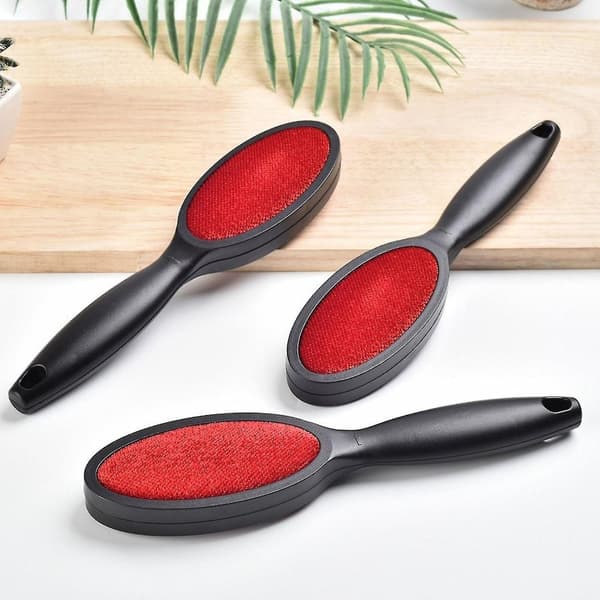 Double-sided hair removal brush for home use multifunctional electrostatic clothing brush 2-pack - bl