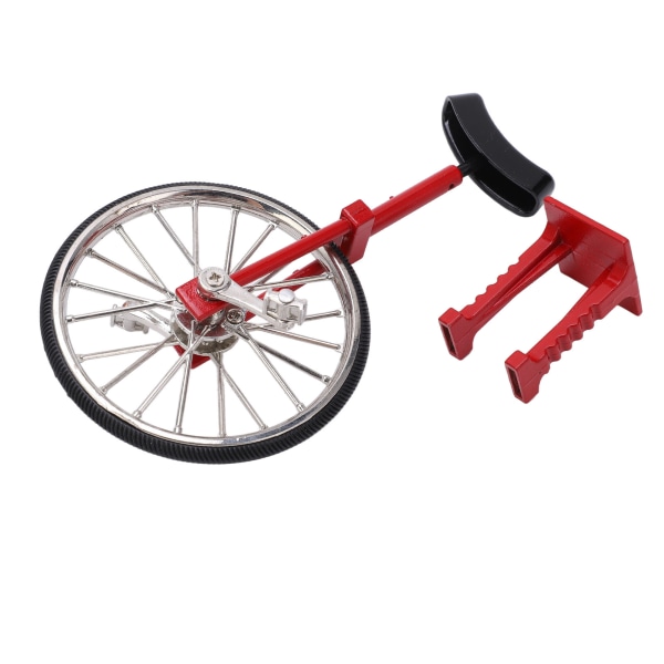 Enhjuling modell Simulerad livfull design Vacker utsökt texturerad legering mini enhjuls cykel prydnad leksak