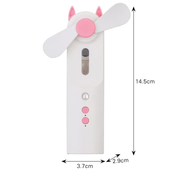 Mini håndholdt spraykøler — Sommerluftfugter & lommekøler — USB-genopladelig vandkølet køler [Grøn] Green