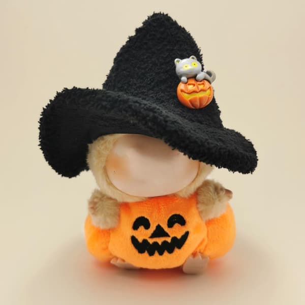 Söt dräkt för 17 cm (6,7\") overallstillbehör, (docka ingår ej) - Perfekt för samlare och kostym (Halloween Pumpa Set A) Style 9