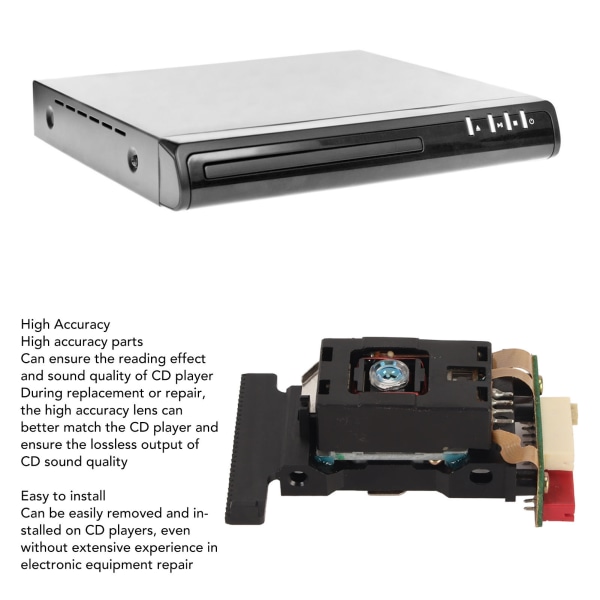 Enkel installasjon CD Laser Lens Head Reservedeler for HOP M3 CD-spiller