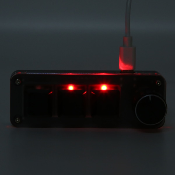 RGB Bakgrunnsbelyst USB Mekanisk Tastatur med Hurtigtast-knapp - Ideell for DIY Programmering og Gaming