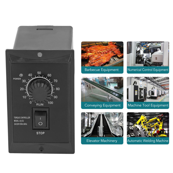 Justerbar Hastighetsregulator för 220V 25W Motorutrustning - 1 Styck