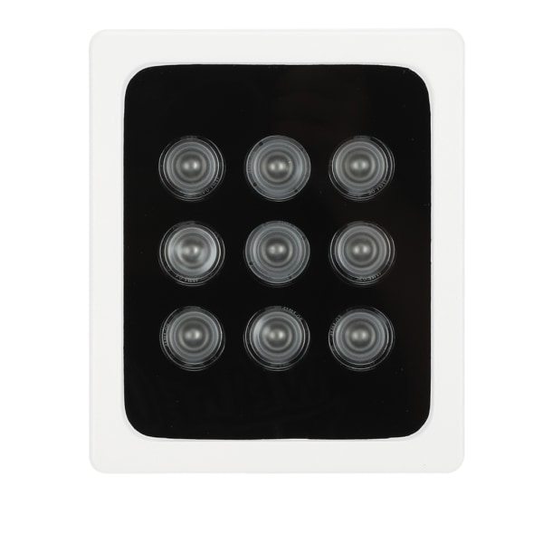 DC12V 9 IR infrarød fylllampe IP66 vanntett lys for CCTV-sikkerhetskamera