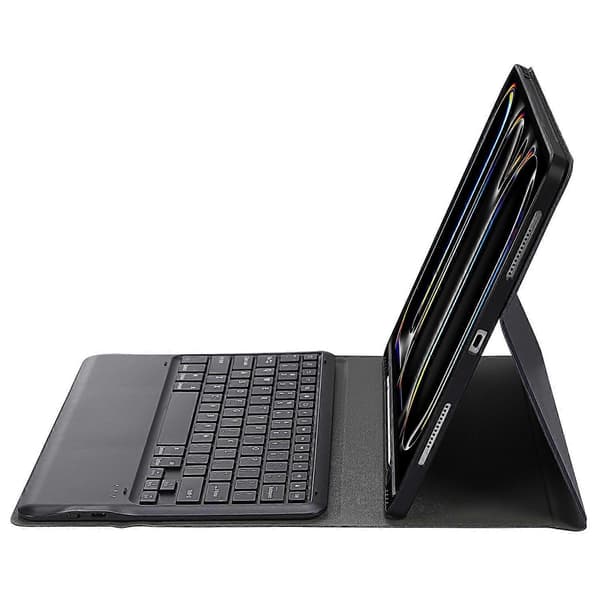 A14B Bluetooth Keyboard Case with Pen Holder for iPad Pro 13 (2024), Ultra-thin Tablet Case