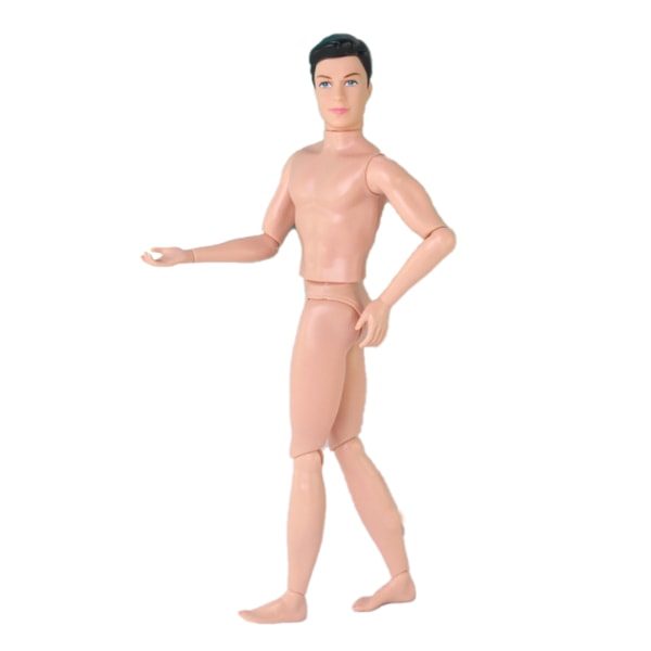 14 bevægelige leddukke mandlig plastik mand nøgen krop model dukker pige gave barn legetøj