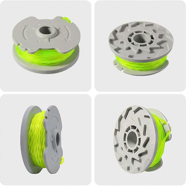 2 Pieces Lawnmower Spools for Worx Grass Trimmer Nylon Wire Spools WA0014