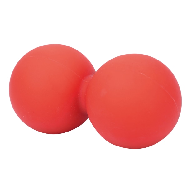 Silica Gel Exercise Peanut Ball Yoga Gym Fitness Body Relax Massasjeball Lindre SmerteRød