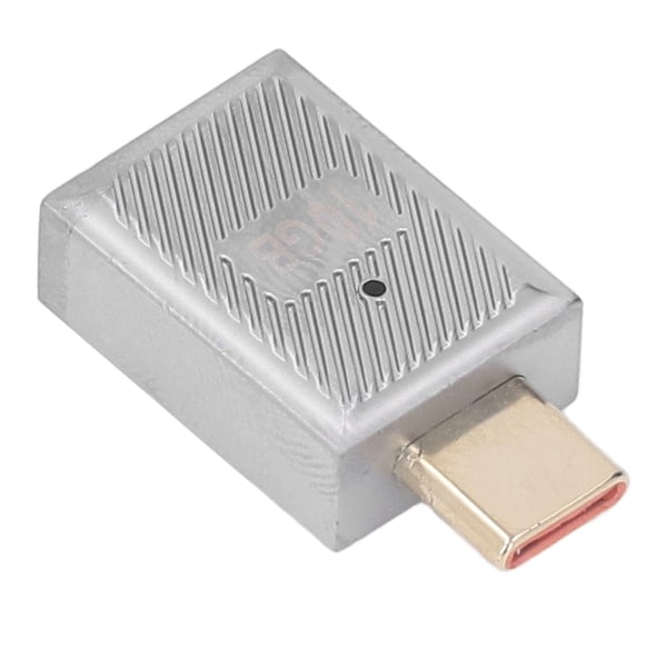 USB Hon till USB C Han Adapter Rakt med Ljus 10Gbps 120W Typ C Konverterare för Smartphone Laptop Tablets