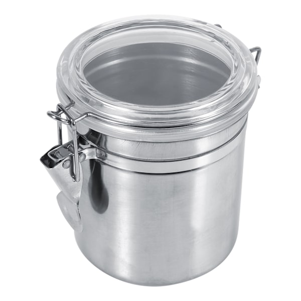 Stainless Steel Kitchen Food Storage Container Bottle Sugar Tea Coffee Beans Canister (M)