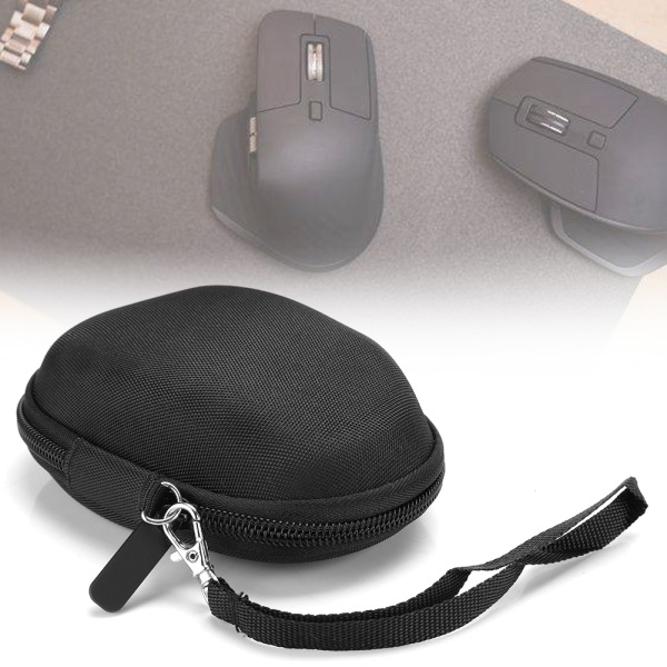 Langaton hiiren case , musta säilytyslaukku käsihihnalla Logitech MX Master 3/602/g700s:lle