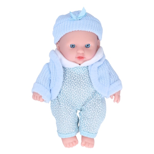 8 tums ljus hudton baby Lekhusmode Reborn Baby Doll Leksaker (Q8G-001)