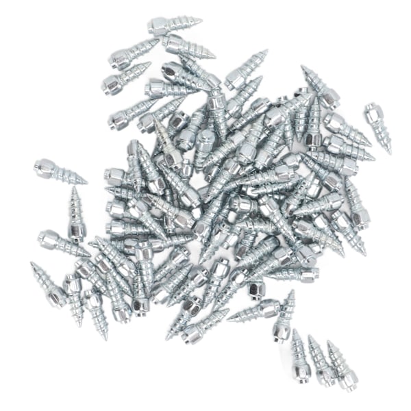 200 stk. 4x12mm Snøskrue Dekkpigger Anti-skli Fallende Pigger med Borhylse for Sykkel