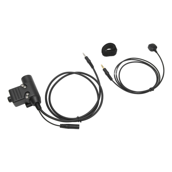 U94 PTT Finger Mic 3,5 mm Plug and Play Standard U94 hodesettadapter for mobiltelefon