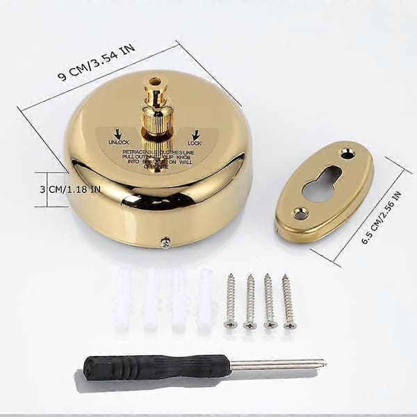 Retractable Heavy Duty Stainless Steel Clothesline