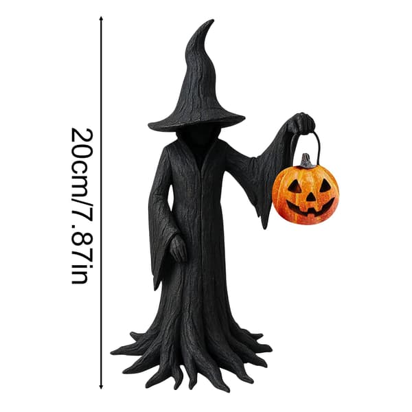 Noitafiguuri Halloweeniin, noitafiguuri ämpärillä