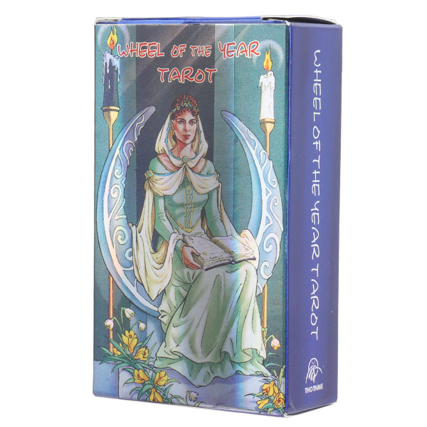 Tarotkort Deck Fate Divination Hologram Paper Engelsk brætspil Party Spillekort