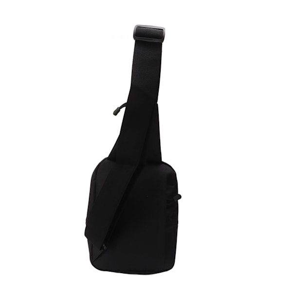 Militær Brystveske Vanntett Multifunksjonell Unisex Oxford Stoff Nylon Reise Skulderveske for Sykling Svart