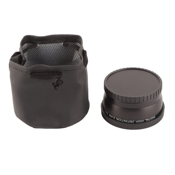 JSR-1151 Advanced 58MM 0,45X vidvinkel makroobjektiv passar för alla 58MM diameter kameralinser