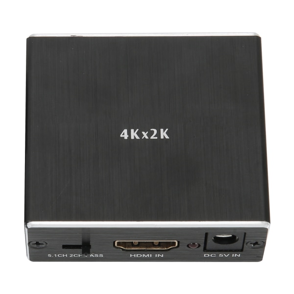 4K X 2K Audio Extractor til HDMI SPDIF 3,5 mm Stereo Audio Extractor Converter Audio Splitter