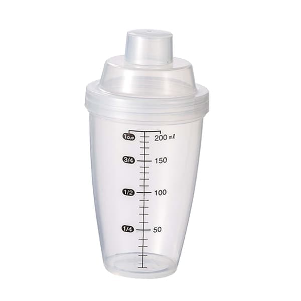 200 ml protein shakerflask for proteinshakes, liten multifunksjonell drikkeblander