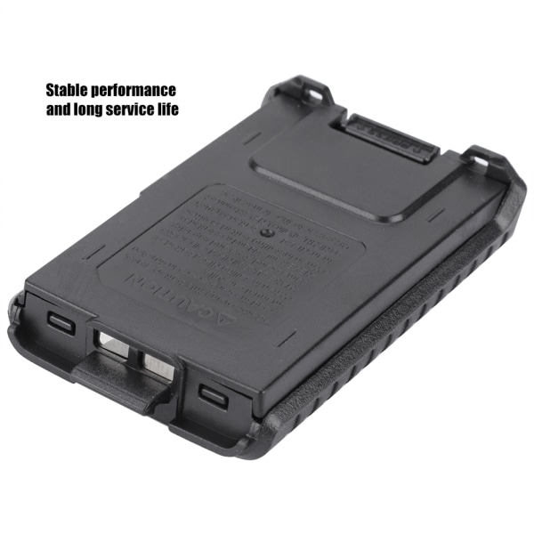 Bærbar kort svart batteriboks for BAOFENG UV5r UV5RB/UV5RE/UV5REPLUs UV5R+