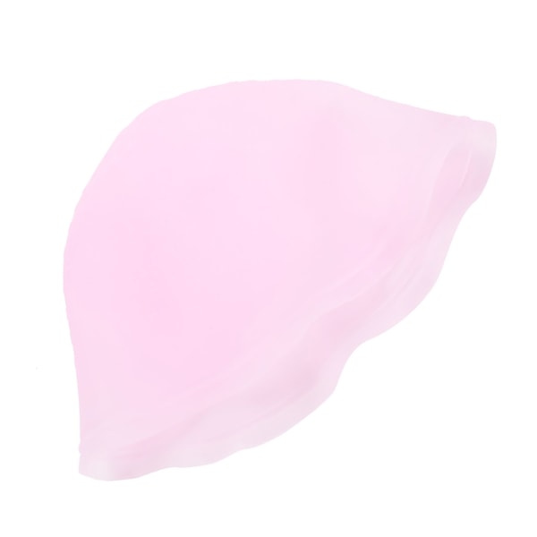 Hiusten silikonigeelilippis cap hiusten cap Korostuslakkin hiusten cap koukulla (vaaleanpunainen)