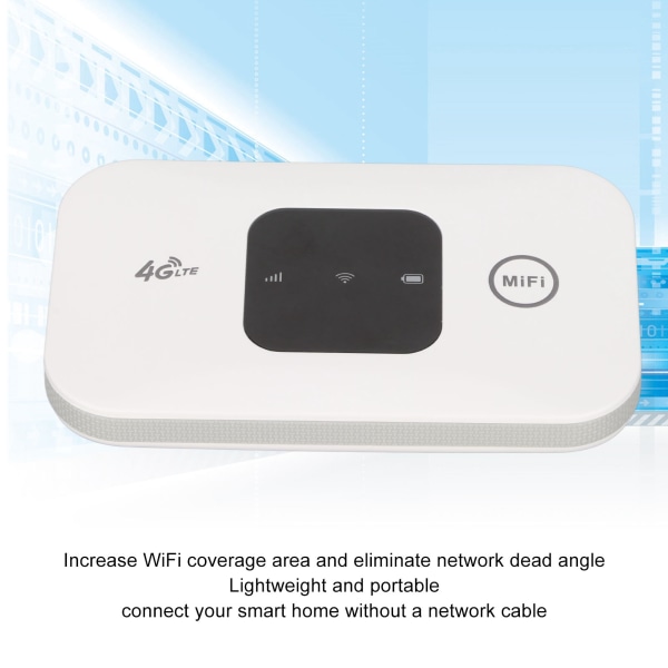 Höghastighets bärbar 4G SIM-kortrouter för hem, kontor och resor