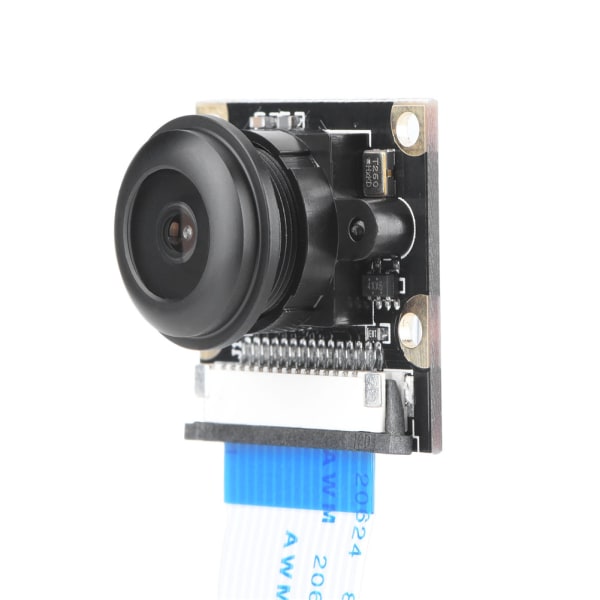 5 MP vidvinkel Fisheye-kameramodulobjektiv med utfyllingslys for Raspberry Pi 2/3/B+/Zero