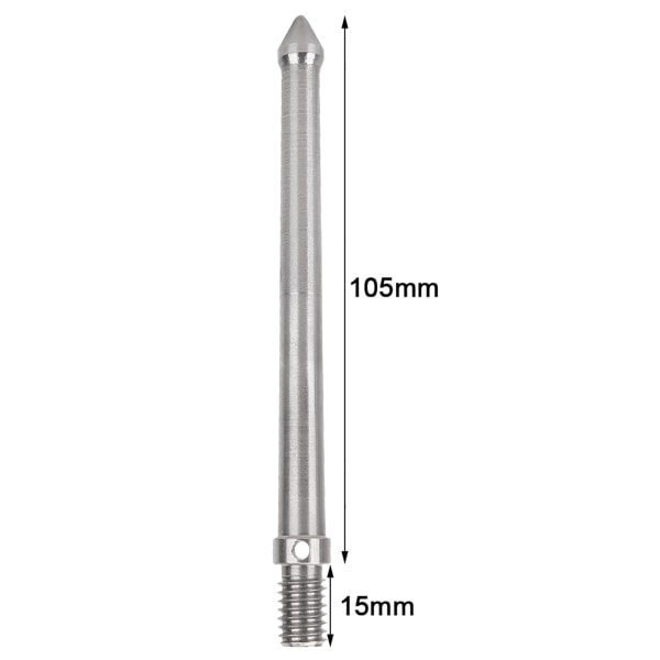 Metal Spike Mount til stativ Monopod med 3/8" kameratilbehør med skruetråd (12 cm)