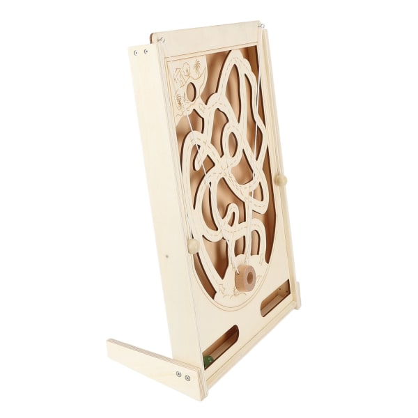 Kids Maze Brädspel Trä Pinball Pussel Hand Eye Coordination Games Utbildning ToysMaze Game