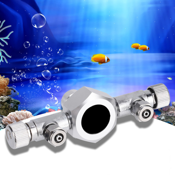 Multi Ways Distributor Aquarium Regulator CO2 Splitter Valve Fish Tank (2 Ways)