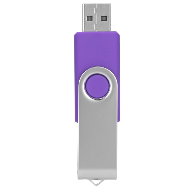USB Flash Drive Candy Purple Roterbar bærbar lagringsminnepenn for PC Tablet2GB